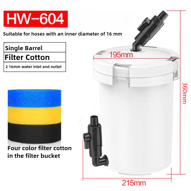 Reef Tank Filter - Filtro de Acuario HW-604, Filtro Externo