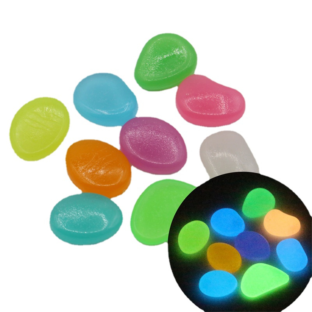 Ocean Aquarium - 50 Uds. De piedra luminosa fluorescente,
