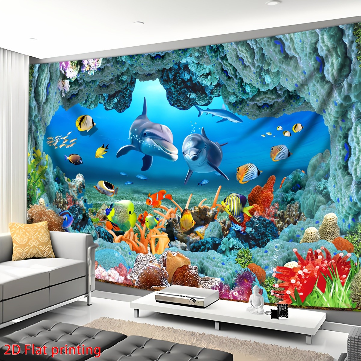 Tapiz de pared con motivos de  - Marine Coral reseña y precio
