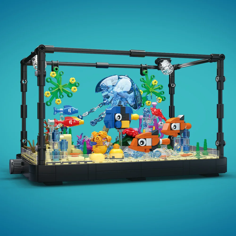 Juego de bloques de construcci - Ocean Aquarium reseña y precio