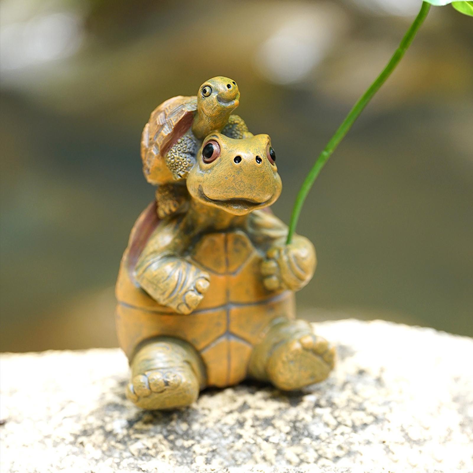 Figura de tortuga para decorac - Saltwater Tank reseña y precio