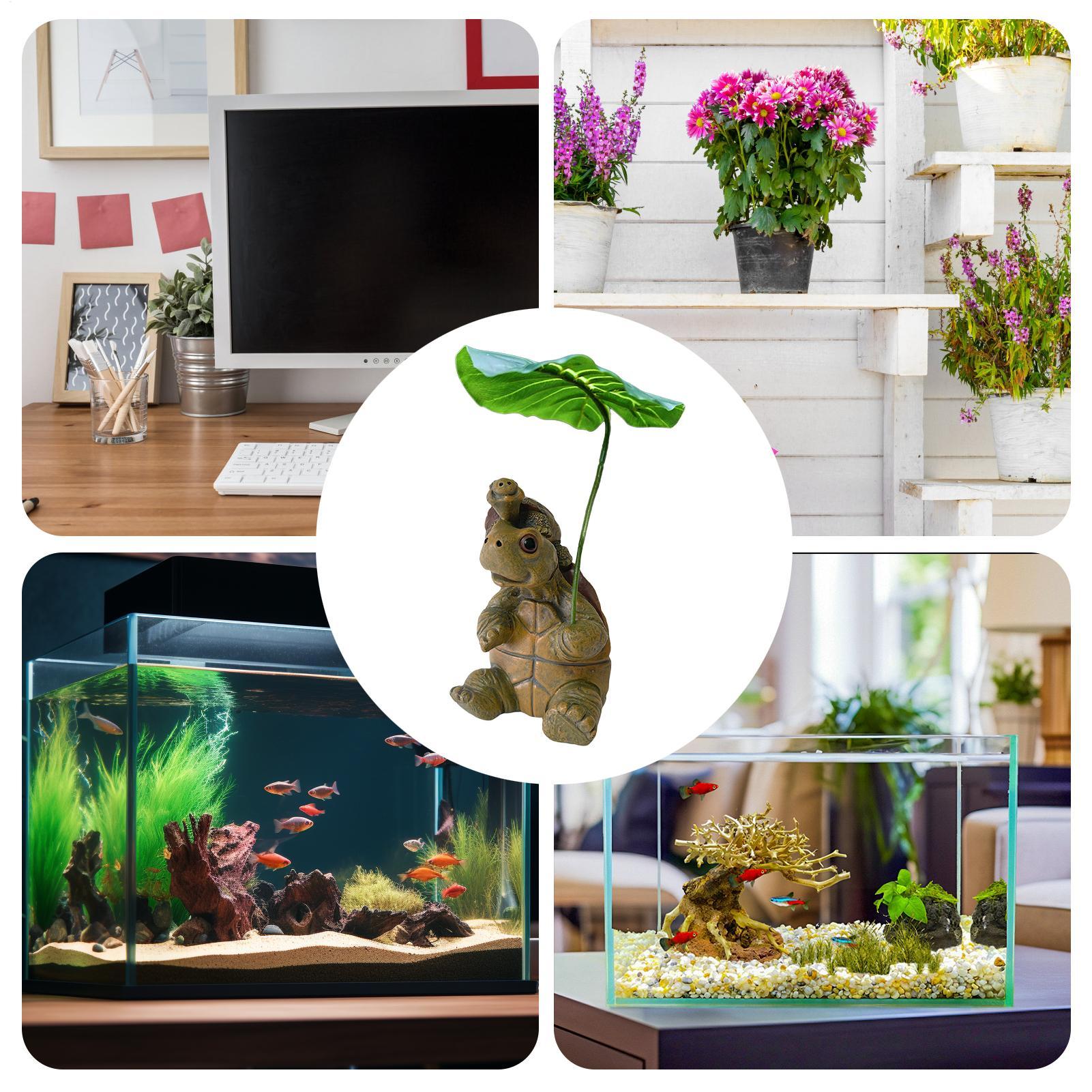 Figura de tortuga para decorac - Saltwater Tank reseña y precio